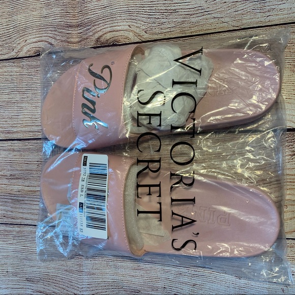 ❌SOLD❌🆕Victoria Secret PINK Chalk Rose Slide - Picture 7 of 7